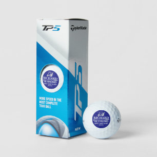 Golfwagen - Bester Golfer-Vater Name Blaues Zeiche Golfball