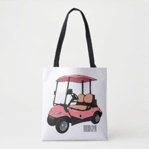 Golfwagen/Golf Buggy Cartoon Abbildung