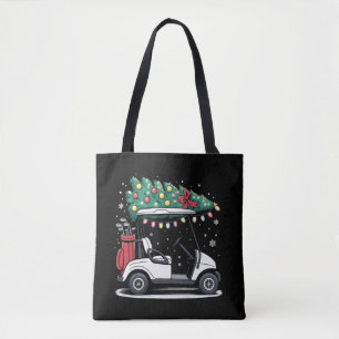 Golfwagen-Weihnachtsbaumlichter Xmas-Sport-Golfer