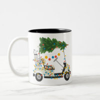 Golfwagen-Weihnachtsbaumlichter Xmas-Sport-Golfer