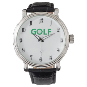 Golfzeichen Armbanduhr