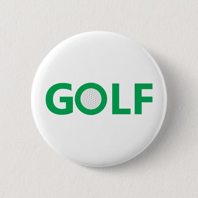 Golfzeichen Button (Vorderseite)