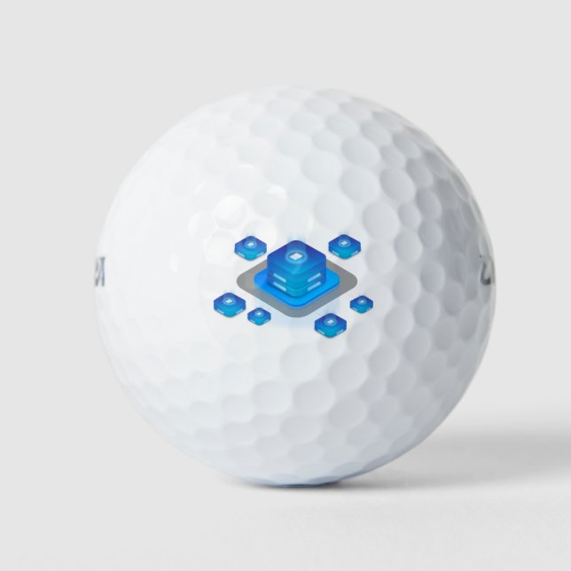 Golfzubehör Golfball (Vorderseite)