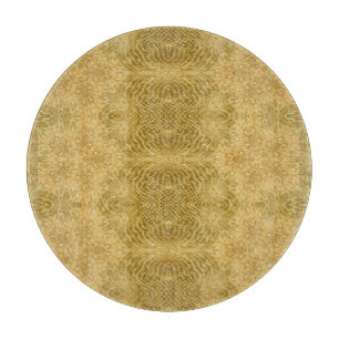 Golgelbes helles Muster Schneidebrett