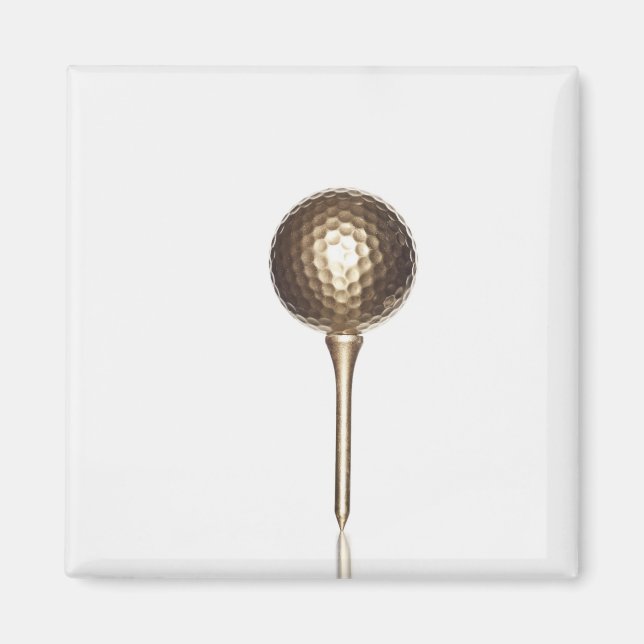 Golgolfball und Abschlag Magnet (Vorne)
