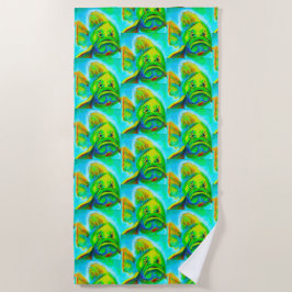 GOLIATH GROUPER BEACH TOWEL STRANDTUCH