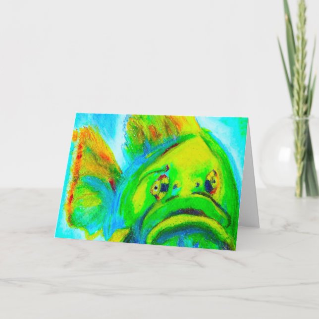 Goliath Grouper Card<Blank Inside> Ankündigung (Vorderseite)