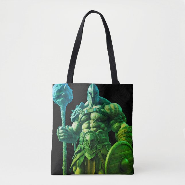 Goliath With a Spiked Club on a Reusable Tote Bag (Vorderseite)