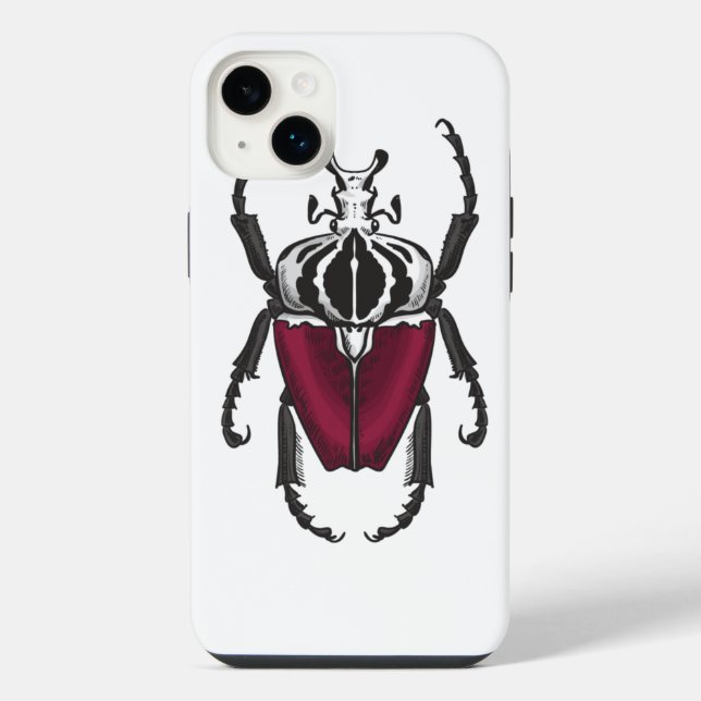 Goliathkäfer iPhone Hülle (Rückseite)