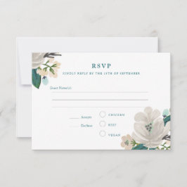 Golitly Floral Wedding RSVP