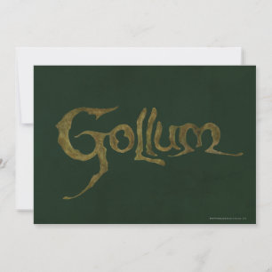 GOLLUM™ Name - Texturiert