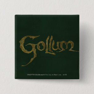 GOLLUM™ Name - Texturiert Button