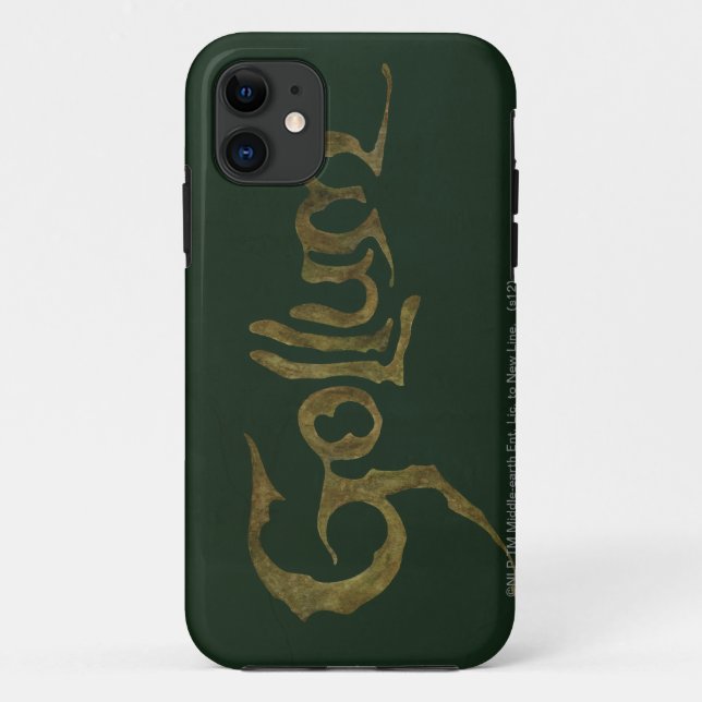 GOLLUM™ Name - Texturiert Case-Mate iPhone Hülle (Rückseite)