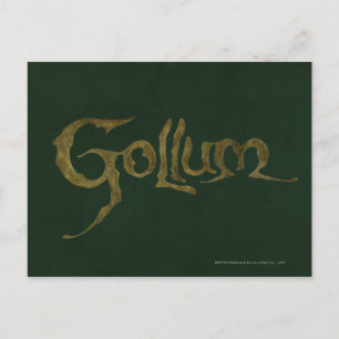 GOLLUM™ Name - Texturiert Postkarte