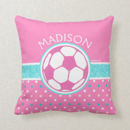 Golly Girls: Rosa und Aquamariner Fußballball Mit Kissen