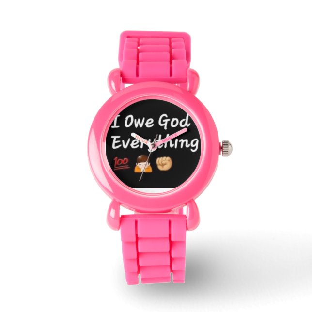 Goly Pink Watch Armbanduhr (Vorderseite)