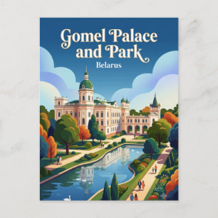 Gomel Palast und Park Belarus Postkarte