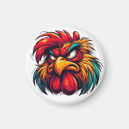 "Gomer the Infuriated Rooster" Magnet