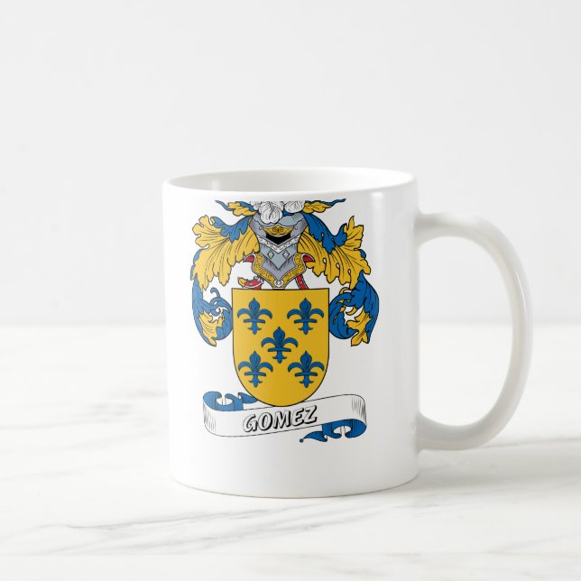 Gómez-Familienwappen Tasse (Rechts)