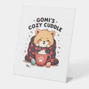 Gomis Cozy Cuddle Vintage Hunde-Decke Design Nicht Sockelschild