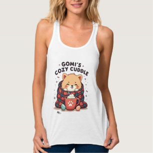 Gomis Cozy Cuddle Vintage Hunde-Decke Design Nicht Tank Top