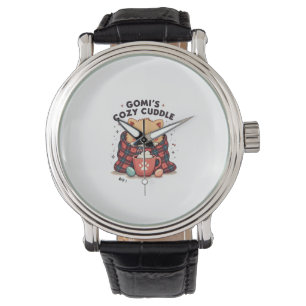 Gomis Cozy Cuddle Vintage Hunde-Decke Design Stör  Armbanduhr