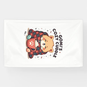 Gomis Cozy Cuddle Vintage Hunde-Decke Design Stör  Banner