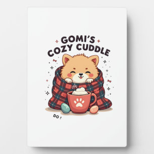 Gomis Cozy Cuddle Vintage Hundedecken-Design Stör  Fotoplatte