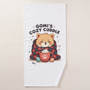 Gomis Cozy Cuddle Vintage Hundedecken-Design Störe Badehandtuch