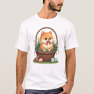 Gomis Osterchaos Vintage Süßer Osterhund Vektor T-Shirt
