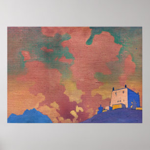 Gompa von Nicholas Roerich Poster