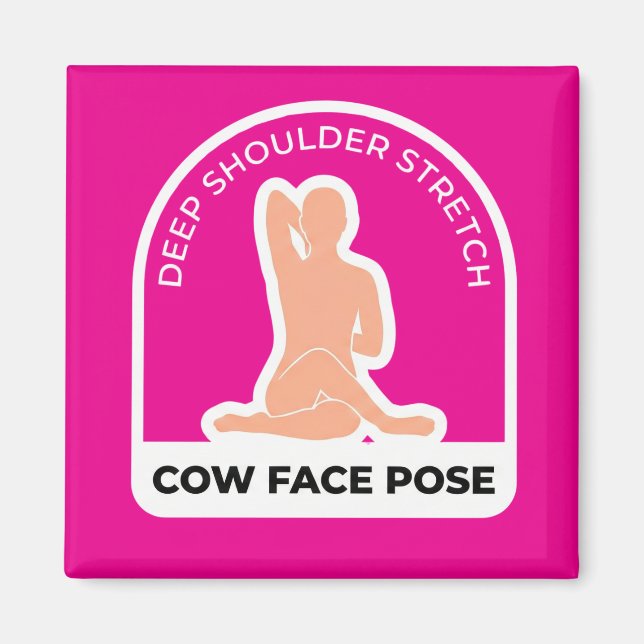 Gomukhasana Cow Face Pose • Deep Shoulder Stretch  Magnet (Vorne)