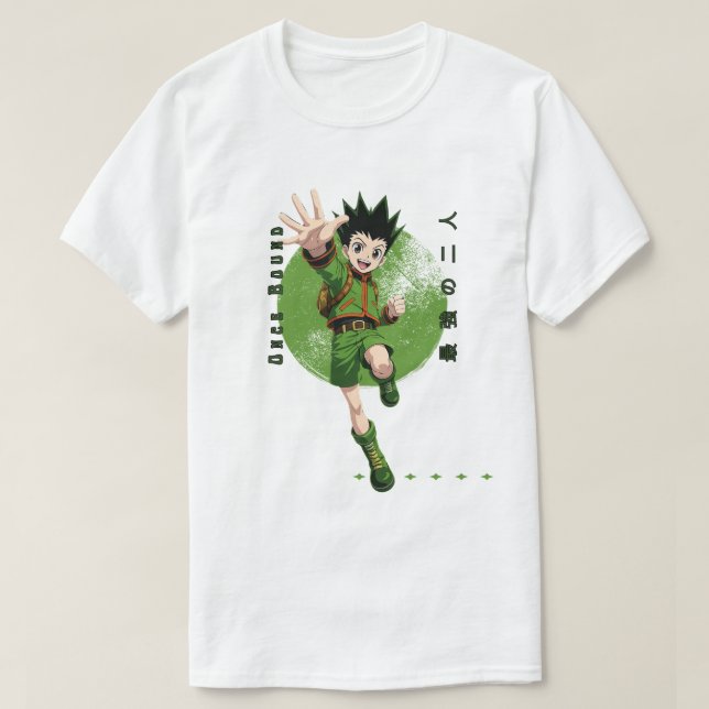 Gon Freecss Hunter x Hunter Anime T-Shirt (Design vorne)