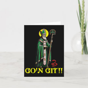 G'on Git Funny St Patricks Day Kleeblatt St Patty Karte