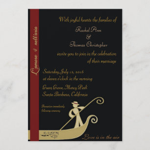 Gondel - Liebe ist in der Luft Einladung