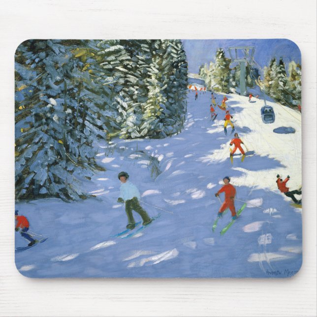 Gondel-österreichische Alpen 2004 Mousepad (Vorne)
