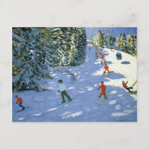 Gondel-österreichische Alpen 2004 Postkarte