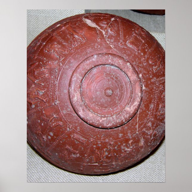 Gondelbecher, c.150 v. Chr. (Töpferei) Poster (Vorne)