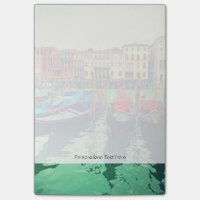 Gondeln am Canale Grande, Venedig, Italien. Retro