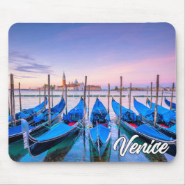 Gondeln in schönem Venedig, Italien Mousepad