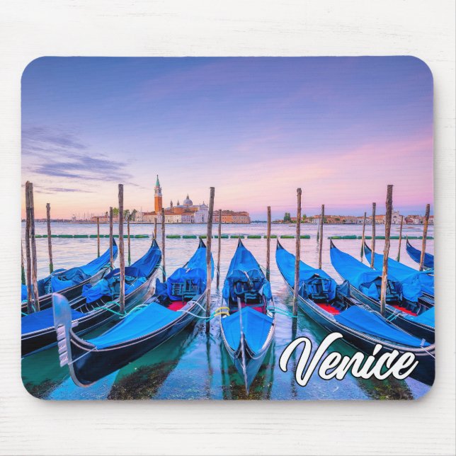 Gondeln in schönem Venedig, Italien Mousepad (Vorne)