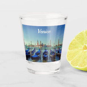 Gondeln in Venedig, Italien Schnapsglas