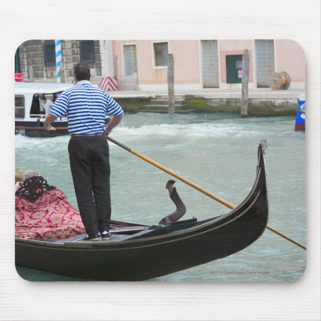 Gondeln in Venedig-Kanal Mousepad (Vorne)