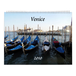 Gondeln, Venedig, 2010 - besonders angefertigt Kalender