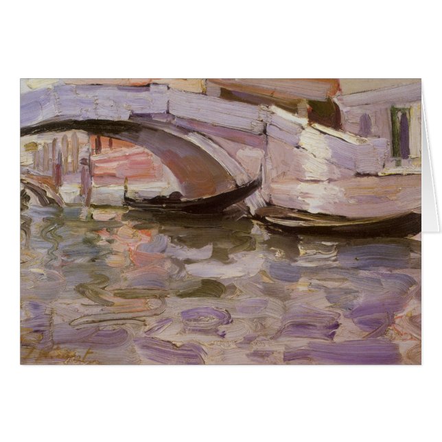 Gondeln von John Singer Sargent, Impressionismus A (Vorderseite (Horizontal))