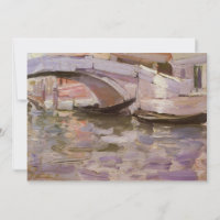Gondeln von John Singer Sargent, Impressionismus A
