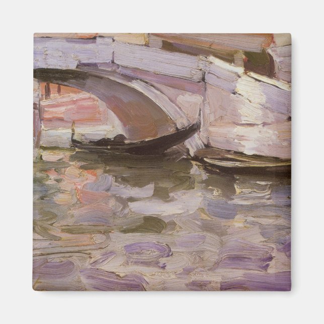 Gondeln von John Singer Sargent, Impressionismus A Magnet (Vorne)