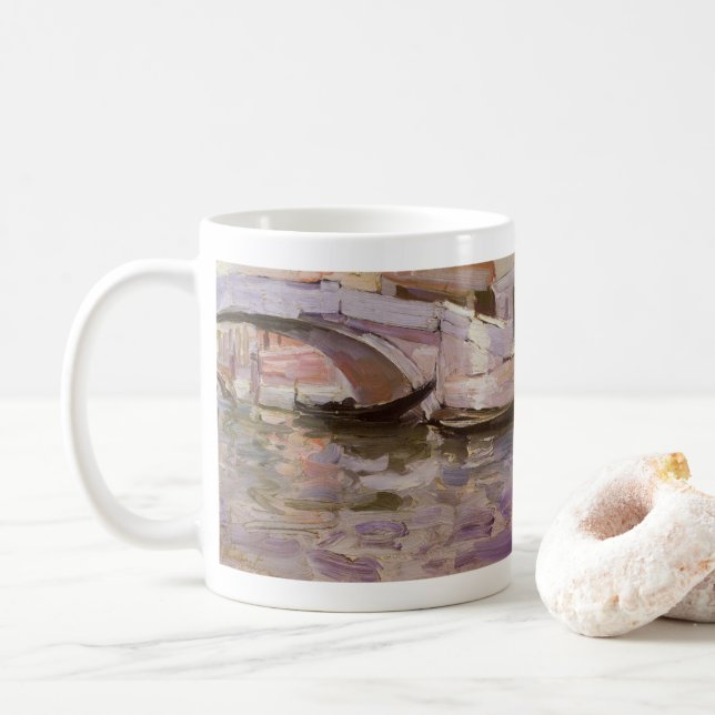 Gondeln von John Singer Sargent, Impressionismus A Tasse (Mit Donut)