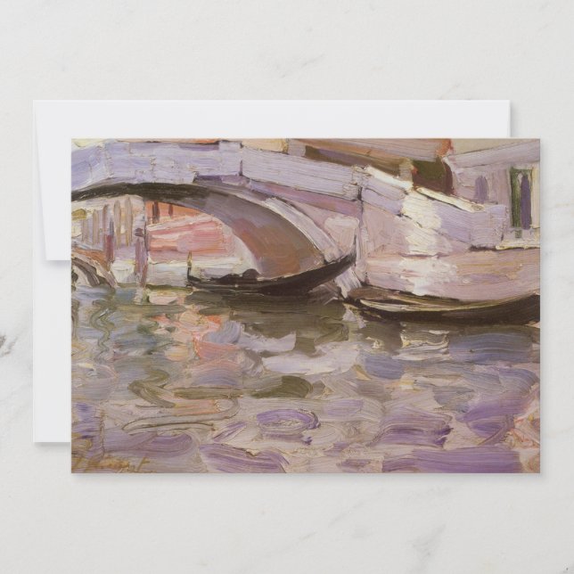 Gondeln von John Singer Sargent, Impressionismus K (Vorderseite)