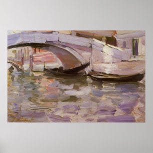 Gondeln von John Singer Sargent, Impressionismus K Poster